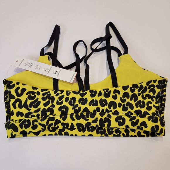 Good American Sunbeam Leopard Sports Bra Sz 0 (XS) NWT - Picture 9 of 11